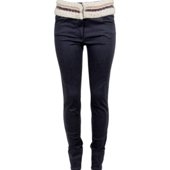 CHANEL LOW-RISE SKINNY JEANS - Picture 1 of 8